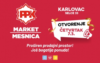 PPK market-mesica ponovo otvara vrata, od sada u proširenom prostoru i s još bogatijim asortimanom