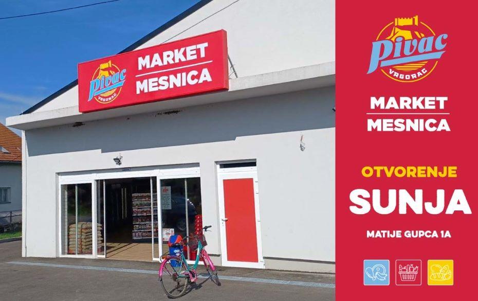 Pivac market-mesnica u Sunji preselila je u novi, veći prostor!   