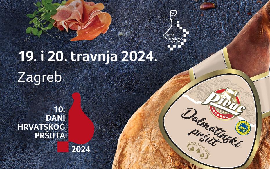 Pivac na 10. Danima hrvatskog pršuta u Zagrebu 