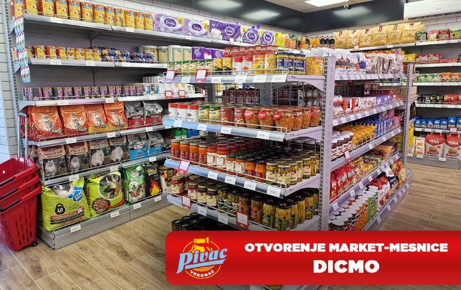 Otvorena vrata preuređene Pivac market-mesnice u Dicmu