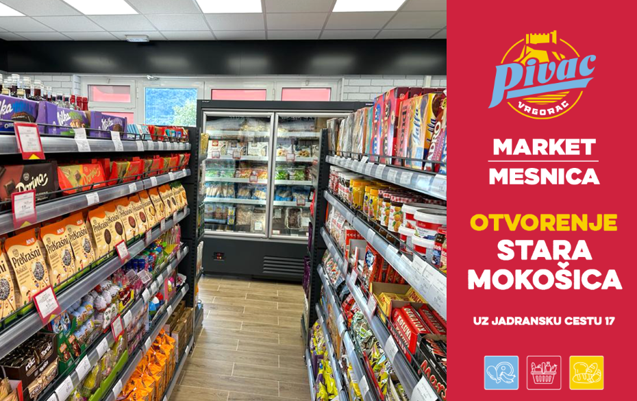 U Staroj Mokošici otvorena preuređena Pivac market-mesnica