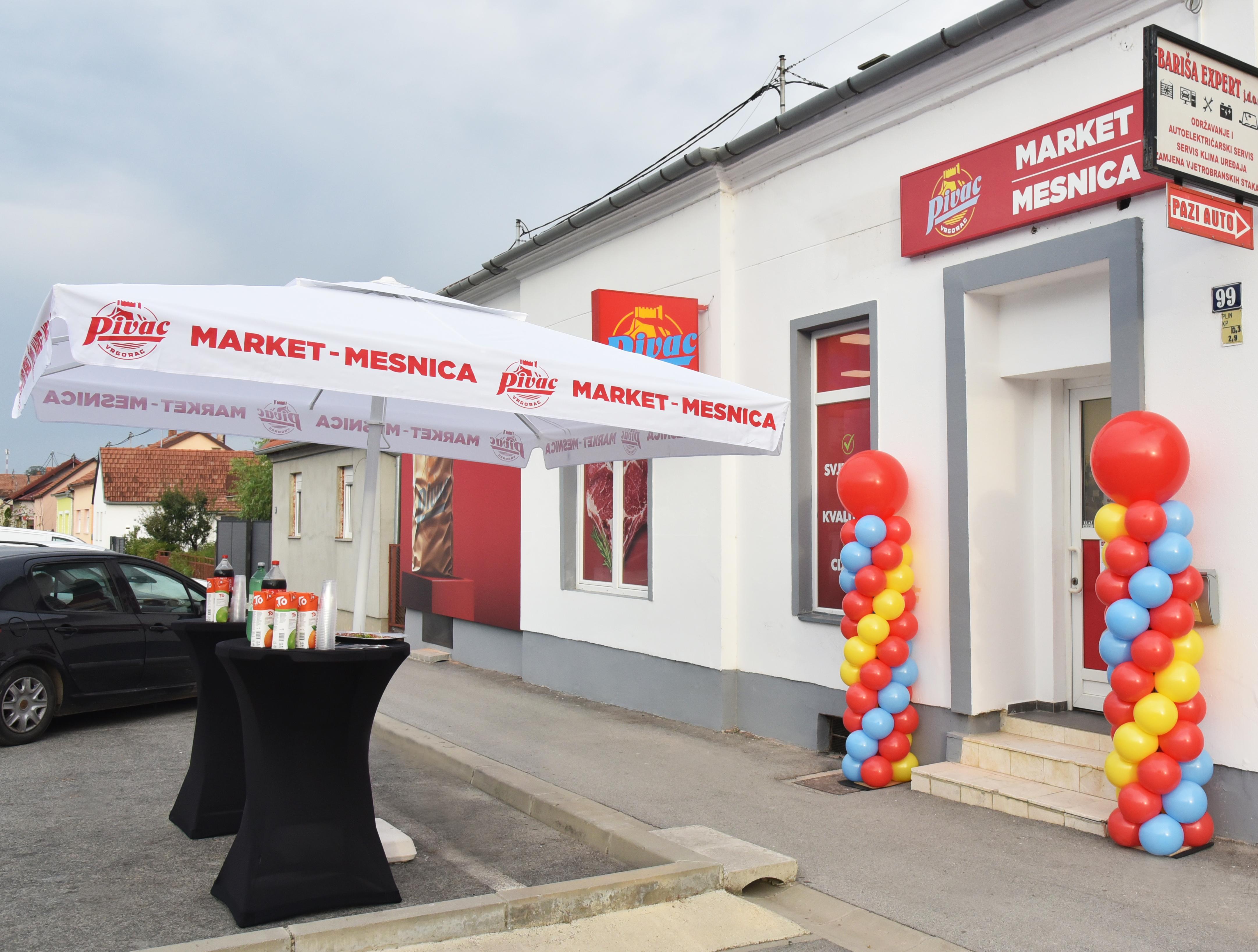 Pivac market-mesnica u Našicama nakon preuređenja: više prostora, nova ponuda i povoljne cijene