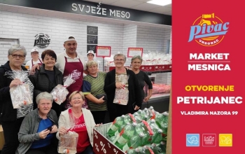 Nova Pivac market-mesnica otvorena u Petrijancu na sjeveru Hrvatske
